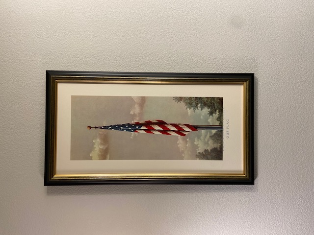 Greg's American flag
